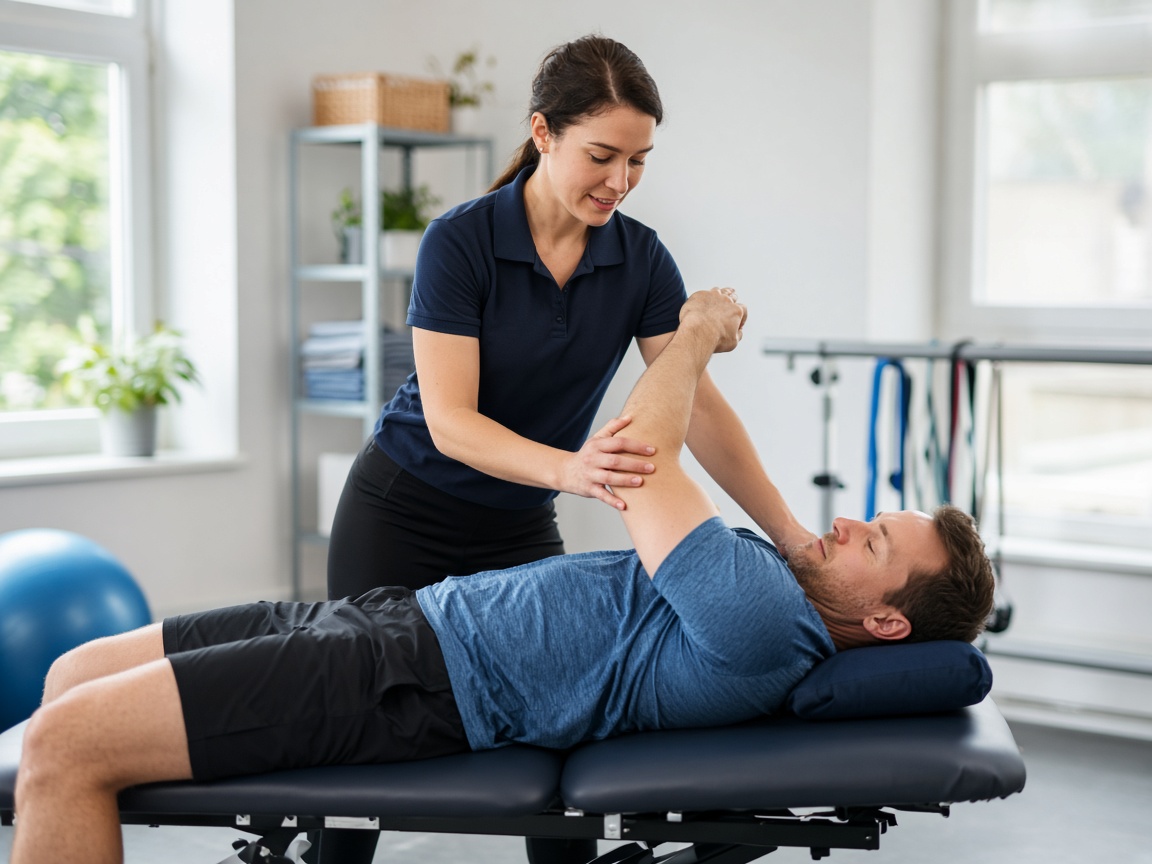 Physiotherapy care team using TechsaCare